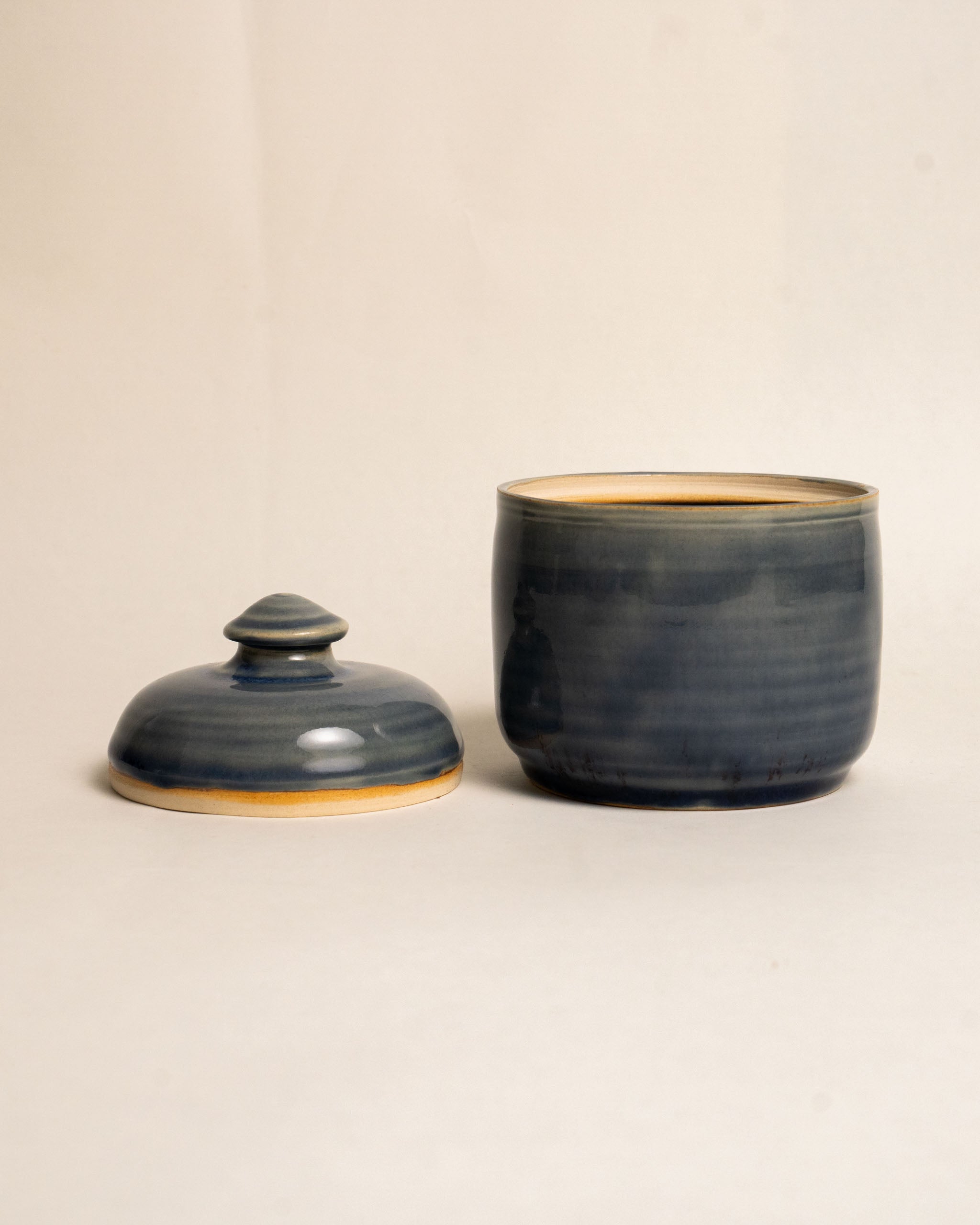 MIDNIGHT LIDDED JAR