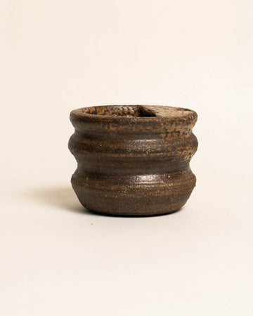 TEXTURED BLACK ESPRESSO TRAVEL MUG